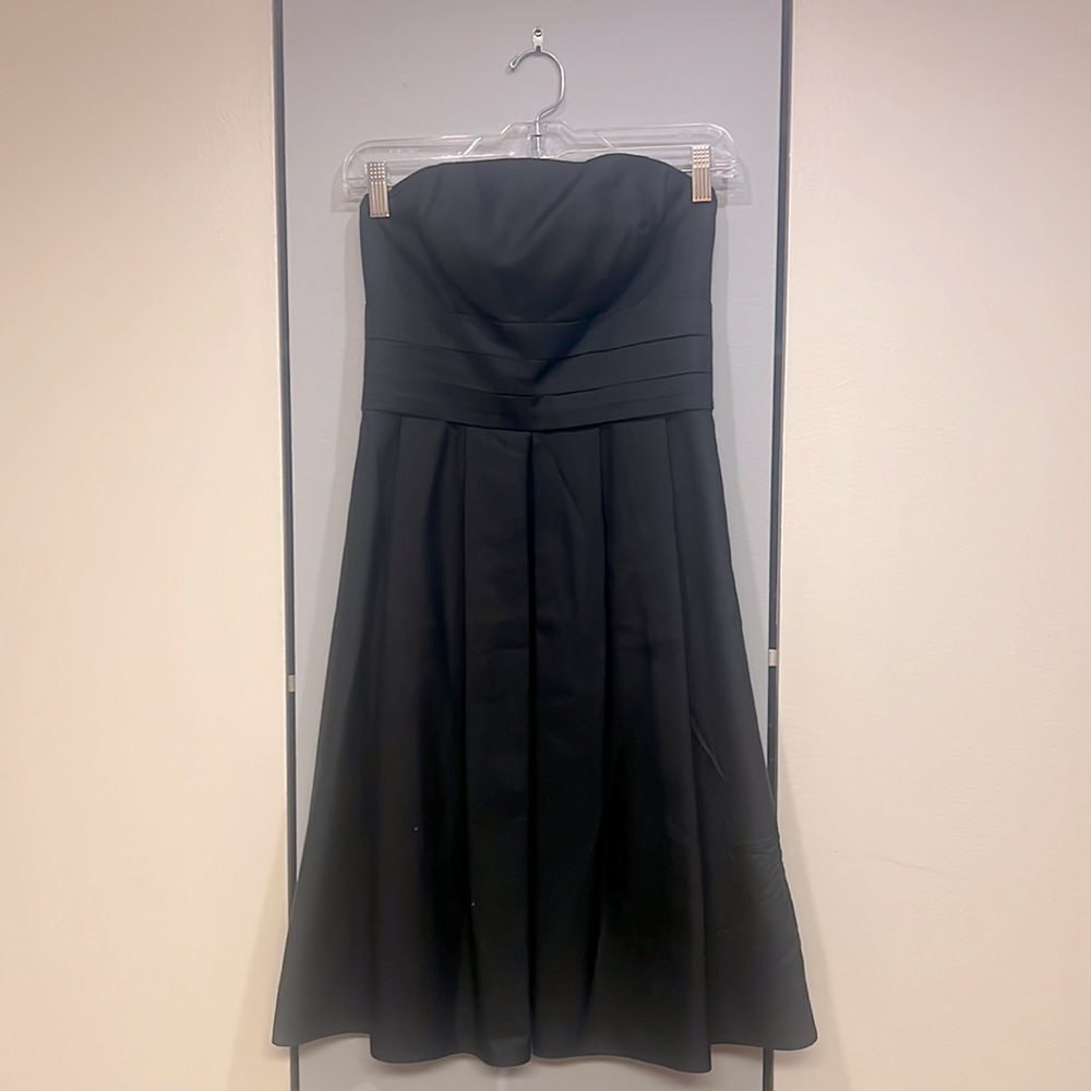 Classic black Ann Taylor strapless dress